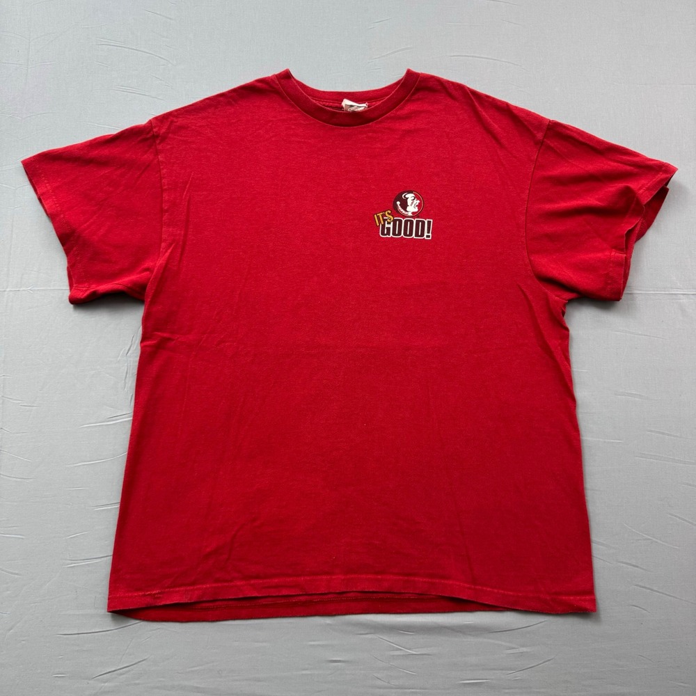 FSU Seminoles Shirt Mens XL Red The Good Bad Ugly Rivalry T-Shirt 2011 Vintage
